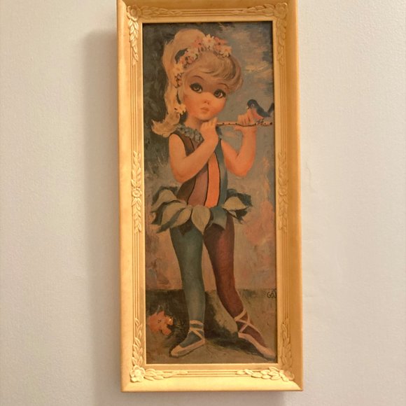 Set of 3 Framed Big Eye Prints by Goji - Picture 4 of 5